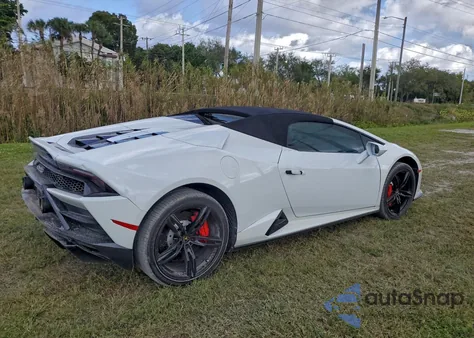 2021 Lamborghini Huracan Evo z USA, uszkodzony, nr VIN ZHWUT5ZF7MLA15963